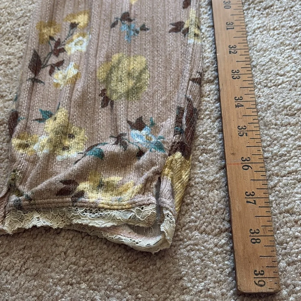 Free People Floral Print Lounge Pants - Picture 5 of 9